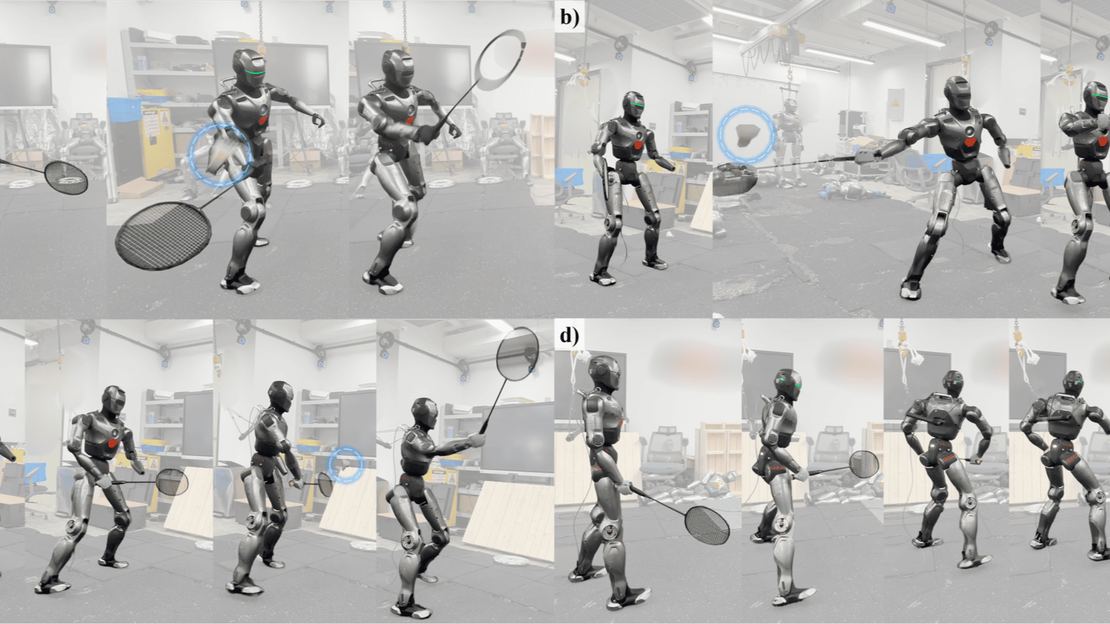 Badminton humanoid cover